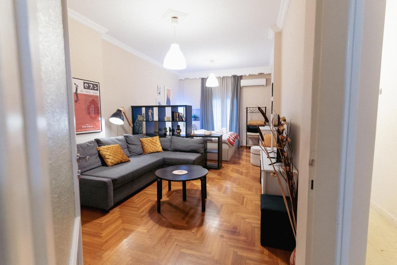 Charming 85Sqm Apartment With Panoramic City-Views Thessaloniki Buitenkant foto