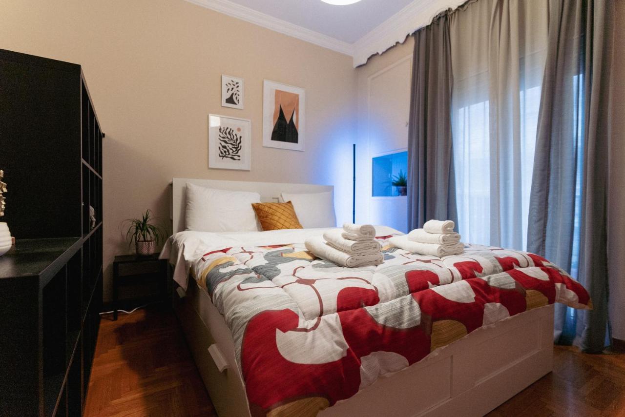 Charming 85Sqm Apartment With Panoramic City-Views Thessaloniki Buitenkant foto