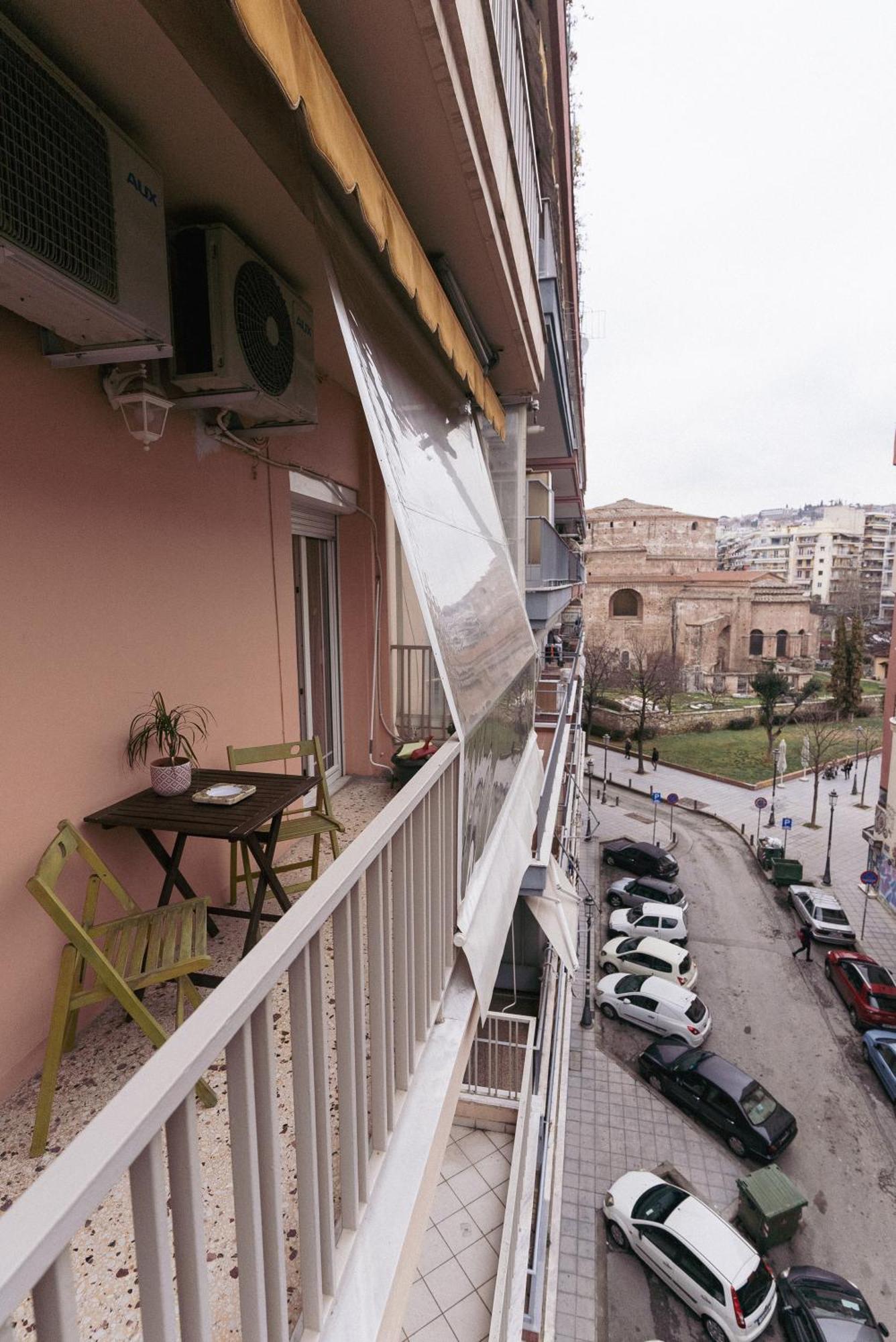 Charming 85Sqm Apartment With Panoramic City-Views Thessaloniki Buitenkant foto